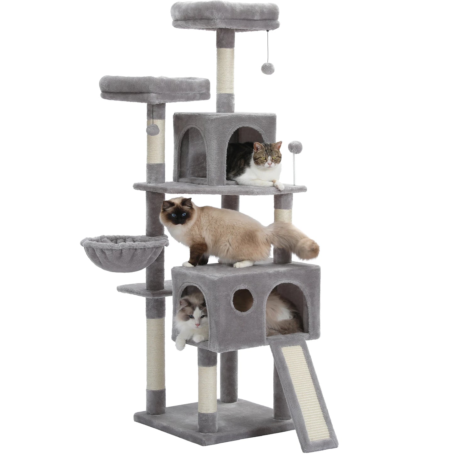 Multi-Level Cat Tree Tower – Ultimate Playground for Indoor Cats