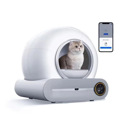 Automatic Self-Cleaning Cat Litter Box – Smart APP Control with Ionic Odor Deodorizer