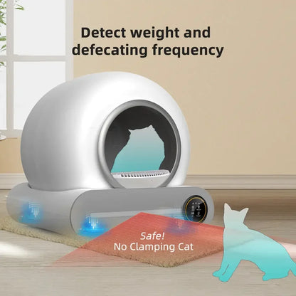 Automatic Self-Cleaning Cat Litter Box – Smart APP Control with Ionic Odor Deodorizer