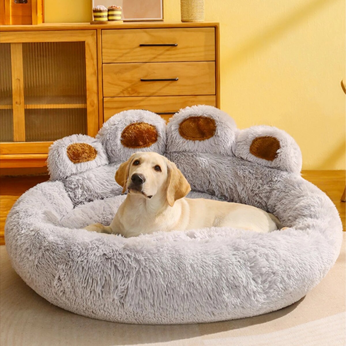 Petpoid Pet bed -Cozy Plush Cushion for Cats & Dogs